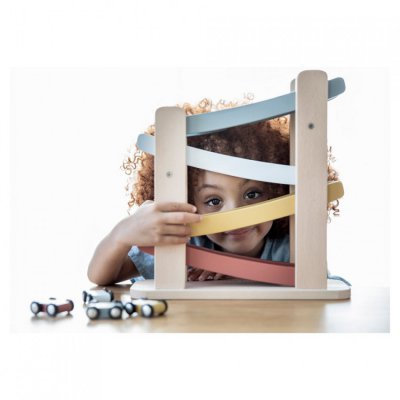 Little Dutch dřevěná závodní dráha - Pure & Nature - obrázek