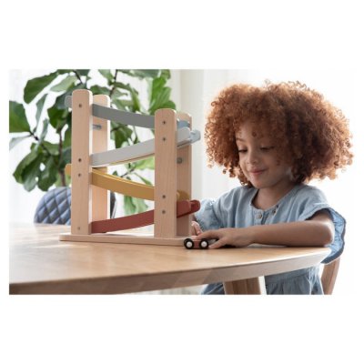 Little Dutch dřevěná závodní dráha - Pure & Nature - obrázek