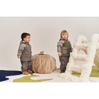 Leokid Přechodová bunda - Green Gray, vel. 9 - 12 měsíců (vel. 74) - obrázek