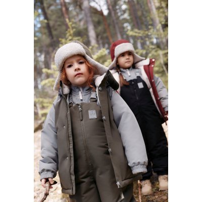 Leokid Zimní čepice Color Block - Redwood, vel. 4 - 6 let - obrázek