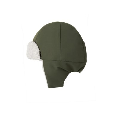 Leokid Zimní čepice Color Block - Green Scape, vel. 3 - 4 roky - obrázek