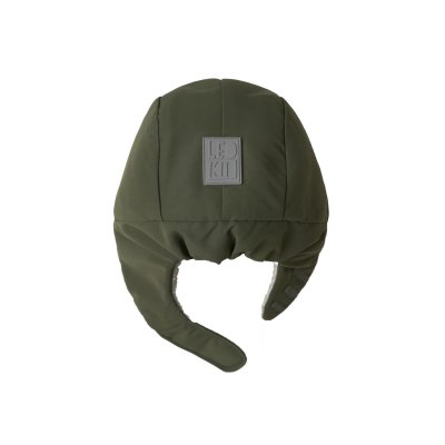 Leokid Zimní čepice Color Block - Green Scape, vel. 3 - 4 roky - obrázek