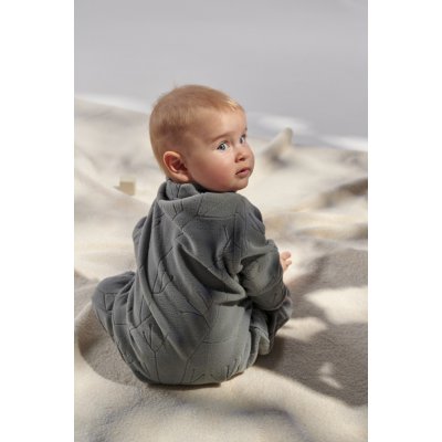 Leokid Fleecový overal Snowberry - Gray Stellar, vel. 6 - 9 měsíců (vel. 68) - obrázek