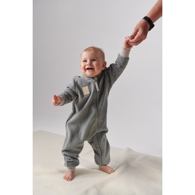 Leokid Fleecový overal Snowberry - Gray Stellar, vel. 3 - 4 roky (vel. 98) - obrázek