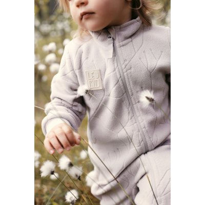 Leokid Fleecový overal Snowberry - Sand Shell, vel. 9 - 12 měsíců (vel. 74) - obrázek