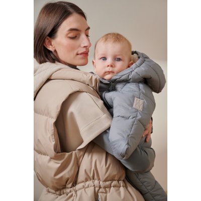 Leokid Baby Overall Eddy - Gray Stellar, vel. 9 - 12 měsíců (vel. 74) - obrázek