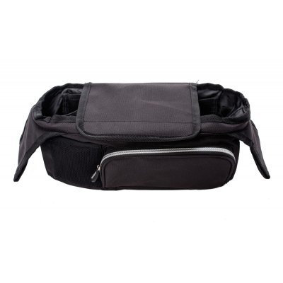 Zopa Organizér na kočárek Deluxe - Černý - obrázek