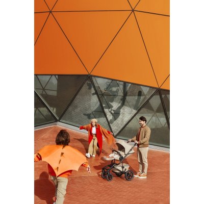 EasyWalker Cenově zvýhodněný set Jimmey Air XXL Kombinovaný kočárek s příslušenstvím - Taupe - obrázek