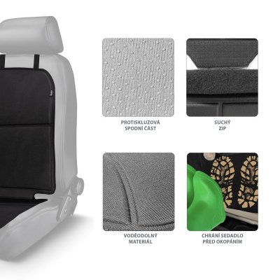 Zopa Pevná ochrana sedadla pod autosedačku - obrázek
