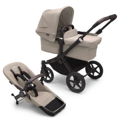 Bugaboo Donkey5 Kompletní kočárek Mono - Black/Desert Taupe/Desert Taupe - obrázek