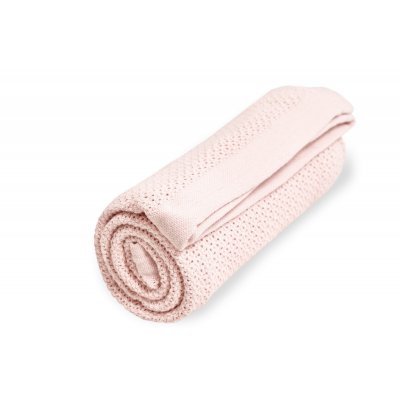 Vinter & Bloom deka Soft Grid Organic - Baby Pink