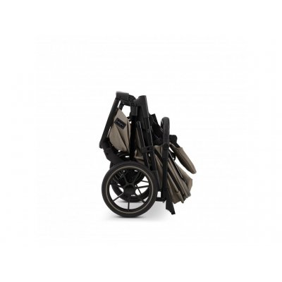 Moon kočárek Piú Extra - Black Chrome/Mud - obrázek