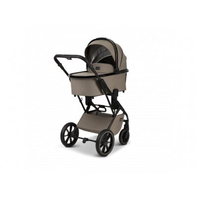 Moon kočárek Piú Extra - Black Chrome/Mud - obrázek