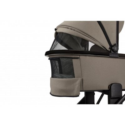 Moon kočárek Piú Extra - Black Chrome/Mud - obrázek