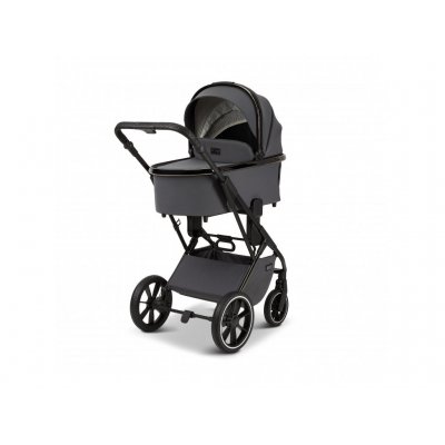 Moon kočárek Piú Extra - Black Chrome/Anthrazit - obrázek