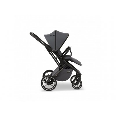 Moon kočárek Piú Extra - Black Chrome/Anthrazit - obrázek