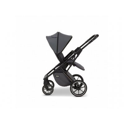 Moon kočárek Piú Extra - Black Chrome/Anthrazit - obrázek