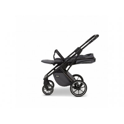 Moon kočárek Piú Extra - Black Chrome/Anthrazit - obrázek