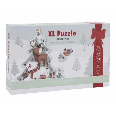 Little Dutch Puzzle vánoční XL - obrázek