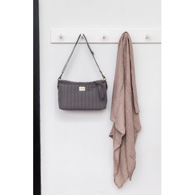 3 Sprouts Organizér na kočárek prošívaný - Charcoal Grey - obrázek