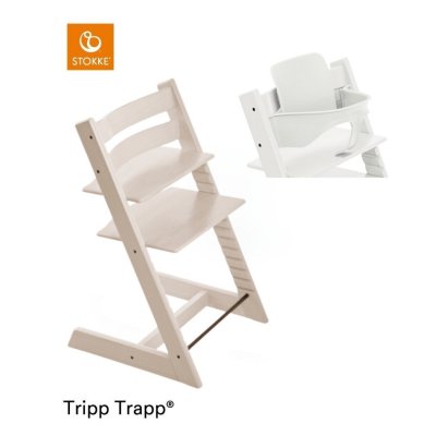Stokke Tripp Trapp Židlička + DÁREK Baby Set Whitewash