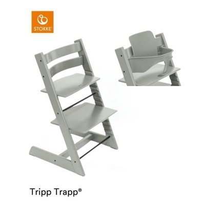 Stokke Tripp Trapp Židlička + DÁREK Baby Set Glacier Green