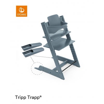Stokke Tripp Trapp Židlička + Baby Set 2 - Fjord Blue - obrázek