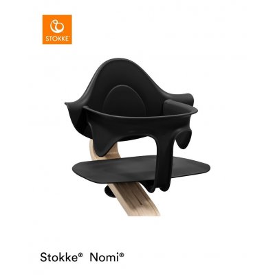 Stokke Nomi Židlička + Baby Set All Black - obrázek