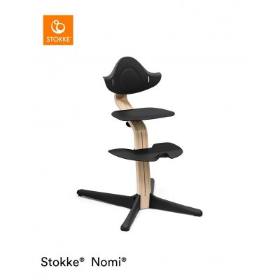 Stokke Nomi Židlička + Baby Set Natural Black - obrázek