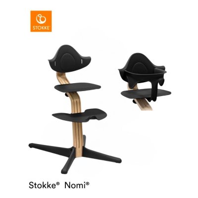 Stokke Nomi Židlička + Baby Set Oak Black