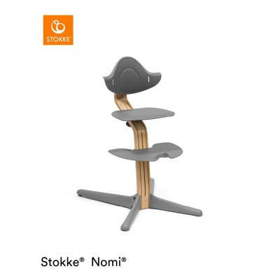 Stokke Nomi Židlička + Baby Set Oak Grey - obrázek