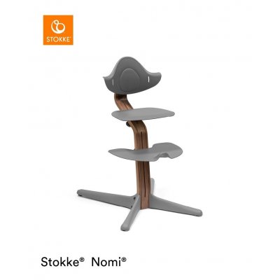 Stokke Nomi Židlička + Baby Set Walnut Grey - obrázek