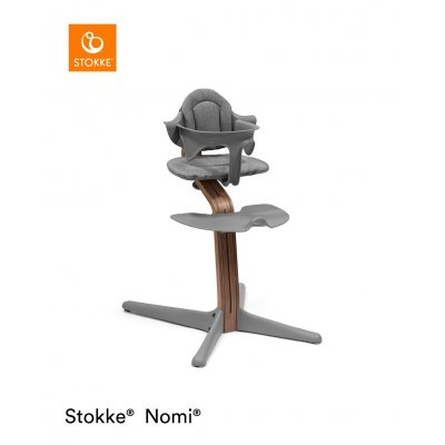 Stokke Nomi Židlička + Baby Set Walnut Grey - obrázek