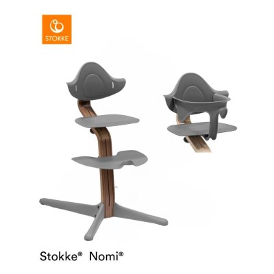 Stokke Nomi Židlička + Baby Set Walnut Grey