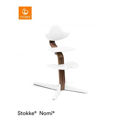 Stokke Nomi Židlička + Baby Set Walnut White - obrázek
