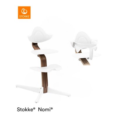 Stokke Nomi Židlička + Baby Set Walnut White