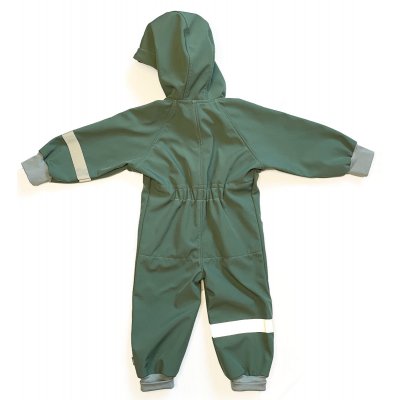 Pinkie Softshellová kombinéza - Green/Grey, vel. 98 - 104 - obrázek