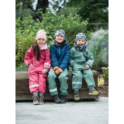 Pinkie Softshellová kombinéza - Green/Grey, vel. 98 - 104 - obrázek