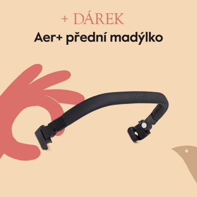 Joolz Aer+ Cenově zvýhodněný set Golfky Desert Ochre + DÁREK Přední madlo a držák na nápoje - obrázek