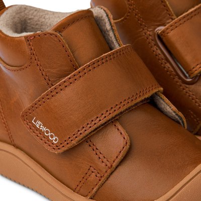 Liewood Brady Kožené botičky - Cognac, vel. 22 - obrázek