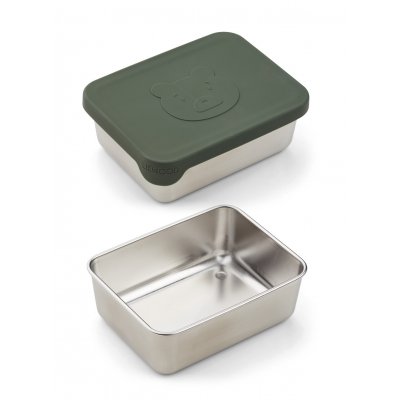 Liewood Ako Box na svačinu - Mr. Bear Hunter Green - obrázek