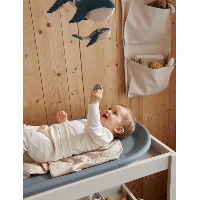 Liewood Levy Kolotoč nad postýlku - Whale Blue - obrázek