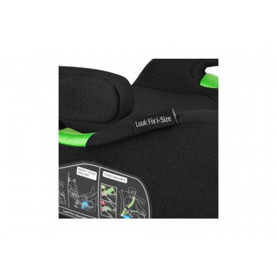 Lionelo Podsedák Luuk Fix i-Size - Black Carbon - obrázek