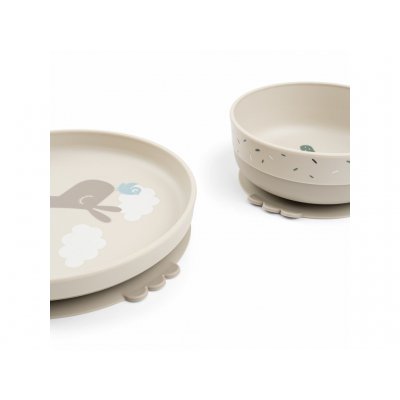 Done by Deer Foodie První jídelní set Lalee - Pískový - obrázek