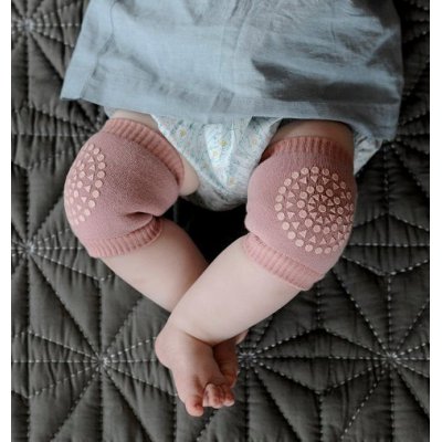 GoBabyGo Protiskluzové návleky na kolena - Dusty Rose - obrázek