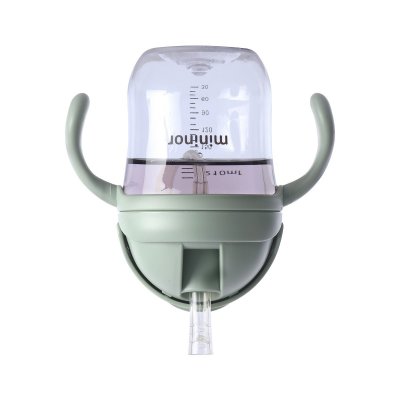 Mininor Lahev s brčkem Tritan 220 ml - Willow Green - obrázek