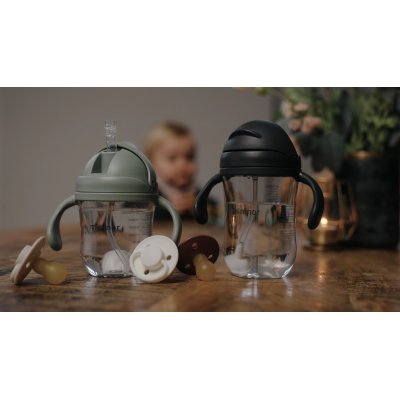 Mininor Lahev s brčkem Tritan 220 ml - Willow Green - obrázek