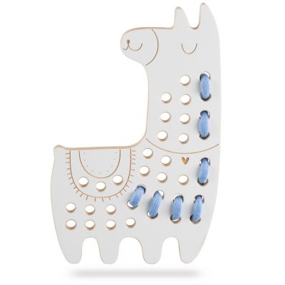 Milin Dřevěná proplétací hračka velká - Lilli the Lama - obrázek