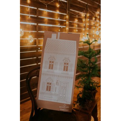 Milin Dřevěná tabule s křídou - Small Tenement House - obrázek