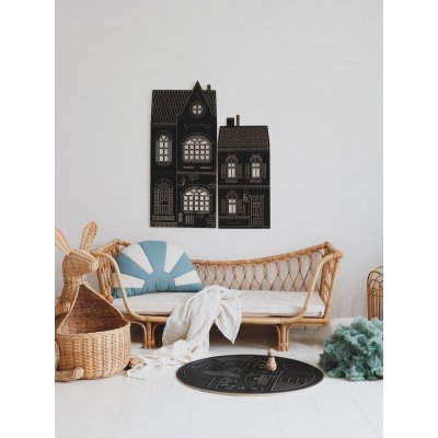 Milin Dřevěná tabule s křídou - Small Tenement House - obrázek